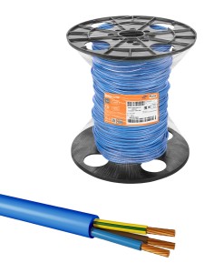 Кабель водопогружной КВВ 3х2,5 на катушке (100м) TDM