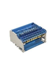 Шины на DIN-рейку в корпусе (кросс-модуль) ШНК 4х11 3L+PEN IEK