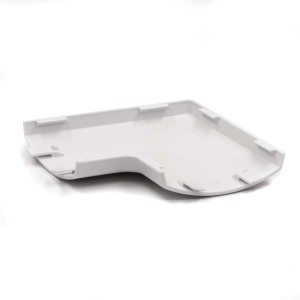 Угол плоский для напольного канала 75х17 мм APSP W, цвет белый DKC