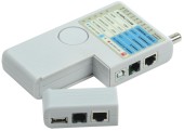 ITK Тестер для витой пары 4в1 RJ45/RJ11/BNC/USB с элементом питания