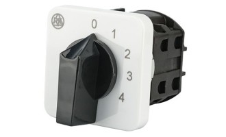 Переключатель BS 16 109 U, 2P, 20A, тип 0-1-2-3-4, 2NO на 1_4, на дверь, фронт IP40