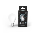 Лампа Gauss Filament Шар 9W 610lm 4100К Е14 milky диммируемая LED 1/10/50