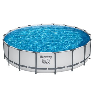 56462 Каркасный бассейн Steel Pro Max 549х122см фил.-насос 5678л/ч, лестница, тент BESTWAY