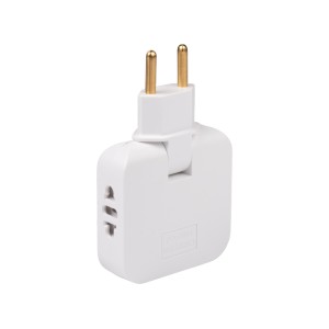 Разветвитель ФАZА FAS-2AC-wh тройник, белый