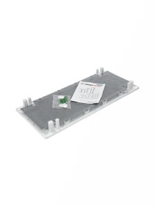 N48C IT, Щит навесной мультимедийный, 4 ряда, прозрач. дверца, IP40