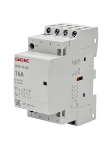 Контактор модульный YON max типа MCE, 4P, 16A, 240В, 4НО DKC