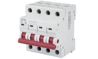 Выключатель нагрузки GYH8-4P-20, 4P, 20A, 12kA, 4M