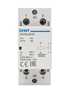 Контактор модульный NCH8-40/20 40A 2НО АС220/230В, 50Гц (R)