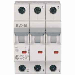 Авт. выключатель HN-C10/3, 3P, 10A, х-ка C, 6кА