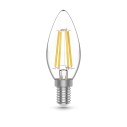 Лампа Gauss Basic Filament Свеча 4,5W 400lm 2700К Е14 LED 1/10/50