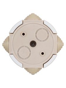 Коробка распаячная фарфоровая D7,8х4,5см «ЭКО» сосна TDM