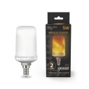 Лампа Gauss T65 5W 20-80lm 1500K E14 Flame LED