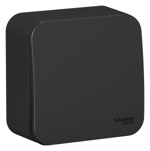 BLANCA О/У 1-клавишный ПЕРЕКЛЮЧАТЕЛЬ (сх.6) ИЗОЛ.ПЛ, 10А, 250В, АНТРАЦИТ