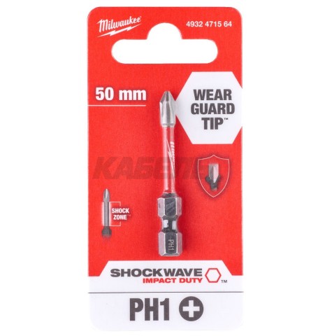 Насадка Milwaukee SHOCKWAVE РН1 50мм (1шт) 4932471564