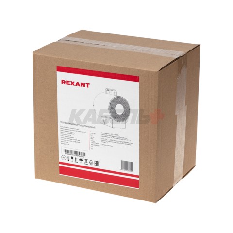 Пушка тепловая, прямоугольная подставка, 2 кВт REXANT