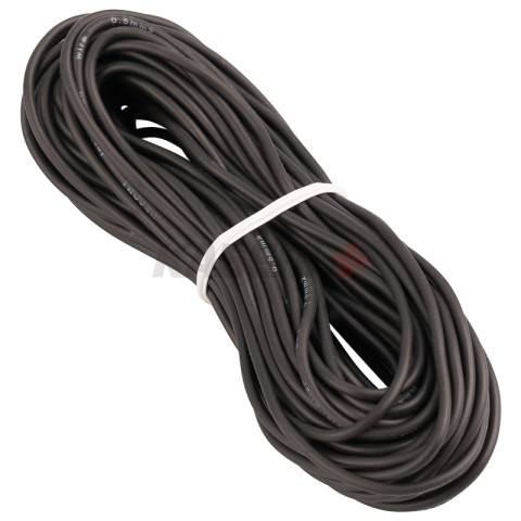 Провод ПГВА 1х0,50мм², черный, бухта 100м REXANT