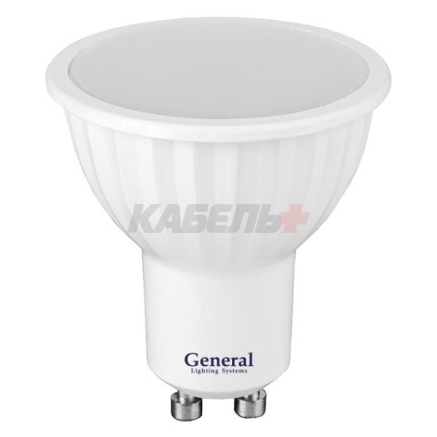 Лампа Светодиодная General GLDEN-MR16-7-230-GU10-4500 1/10/100