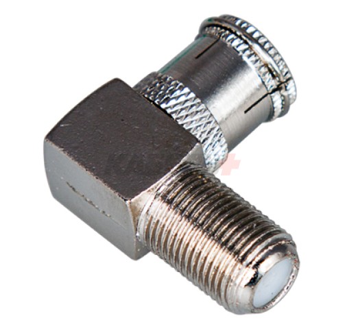 Переходник угловой гнездо F – гнездо TV REXANT