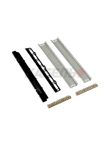 TEKFOR Корпус пластиковый ЩРВ-П-24 IP41 черная прозрачная дверь IEK