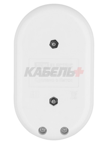 Розеточная колодка 2 гнезда 2П 16А 250B белая "Ретро" (карболит) TDM