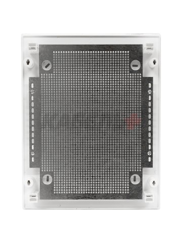 N24C IT, Щит навесной мультимедийный, 2 ряда, прозрач. дверца, IP40