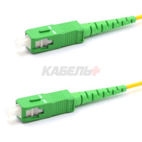 Патч-корд оптический соединительный (SM), 9/125 (OS2), SC/APC-SC/APC, (Simplex), LSZH, 20м REXANT.