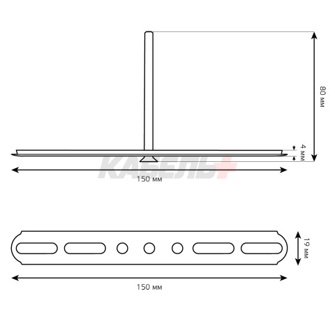 Крепление для реечного потолка Gauss Shop Lighting
