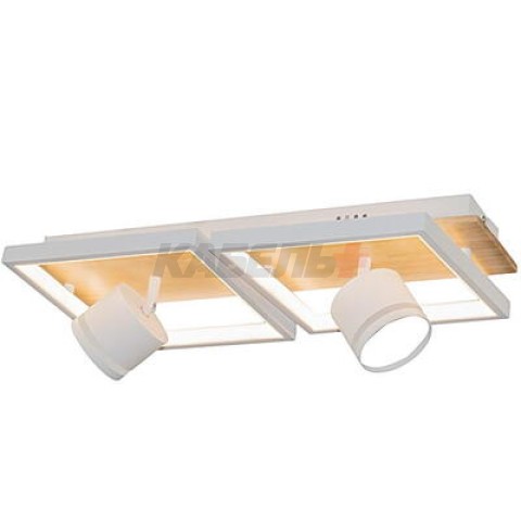 Светильник D6591/2+2 68Вт+30Вт белый/дерево