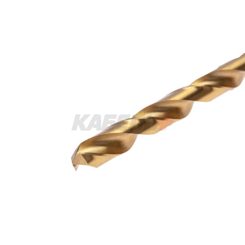 Сверло по металлу, 10мм, Р6М5, ТИТАН,шестигранный хвостовик (1 шт. в упаковке) DIN 338 KRANZ