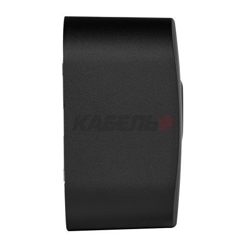 QUTEO Розетка для открытой установки TV тип звезда чёрный матовый