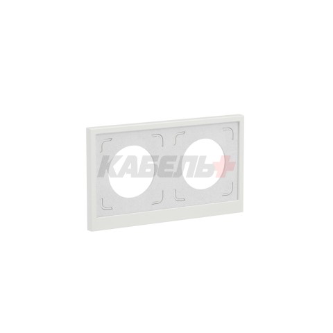 Рамка 2 поста IP44, KANT, белый песок DKC