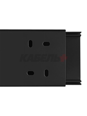 Кабель-канал 60х40 (2 м) чёрный TDM