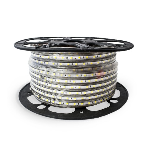 Лента Gauss LED 2835/120-SMD 7W 220V 600lm/m 6000K (10х6мм) IP67 (20м)