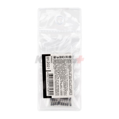 Сверло по металлу 2,0х49х24мм (HSS), DIN 338, 10 шт. в упаковке KRANZ