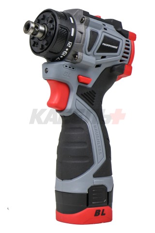 Аккумуляторный бесщеточный шуруповерт E0249 Комби PROFIPOWER BL-161C (16В, 40Нм, Li-ion 2шт, 2.0Ач, 2 скорости, 0.8-10мм, З/У, в кейсе)