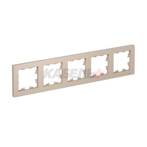 ATLASDESIGN 5-постовая РАМКА, универсальная, ПЕСОЧНЫЙ