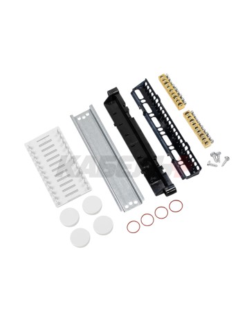 TEKFOR Корпус пластиковый КМПн-8 IP65 черная прозрачная дверь IEK