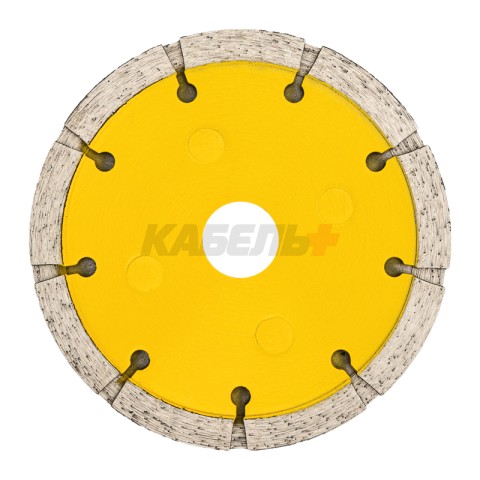 Диск алмазный тройной сегментный 125х22,2мм, сухая резка KRANZ