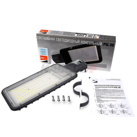 Светильник консольный ДКУ PSL 08 150w 5000K 140/70° IP65 (3г.гар) Jazzway