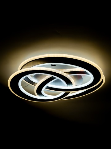 Светильник H26080/490 204Вт белый/черный