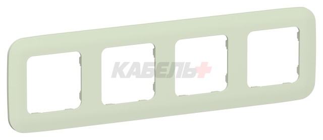 FLITE Рамка 4-местная РУ-4-А-ФлП панг IEK