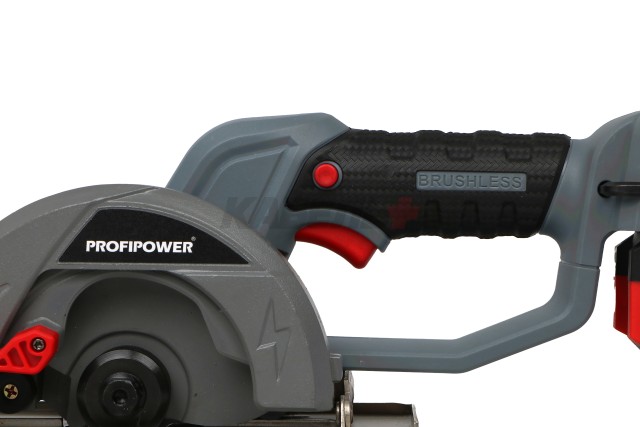 Аккумуляторная пила циркулярная бесщеточная ProfiPower DHS-18V (18В,Li-ion-1шт,4.0Ач,140мм,6700об/мин,З/У,в коробке)