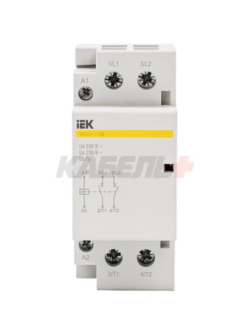 Контактор модульный КМ40-11М AC IEK