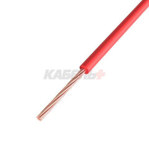 Провод ПГВА 1х0,50мм², красный, бухта 100м REXANT