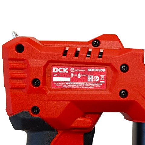 Шприц для смазки аккумуляторный KDGG500 DCK (KDGG500(TYPE DM))