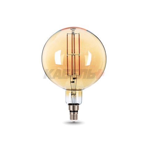 Лампа Gauss Filament G200 8W 780lm 2400К Е27 golden LED 1/6