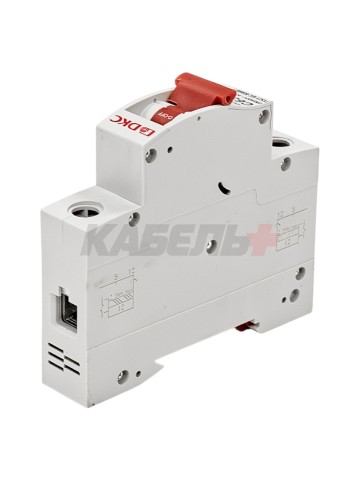 Автоматический выключатель YON max типа MD63S, 4,5кА, 1 полюс, хар-ка C, 63А DKC