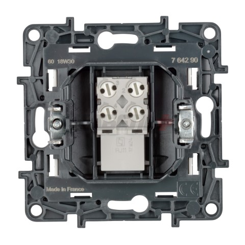 Розетка RJ-11 STRUCTURA БЕЛ