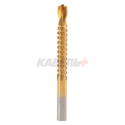 Сверло-фреза по металлу 8мм, HSS, ТИТАН, цилиндрический хвостовик (1 шт/уп) KRANZ