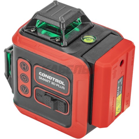 Нивелир лазерный Smart 3D Plus (Зеленый / 30/60 м / 2 луча / +- 0,3 мм/м / Кейс), CONDTROL